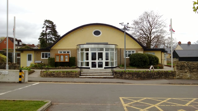 Wincanton Memorial Hall, venue for the parliamentary election husting, 2015