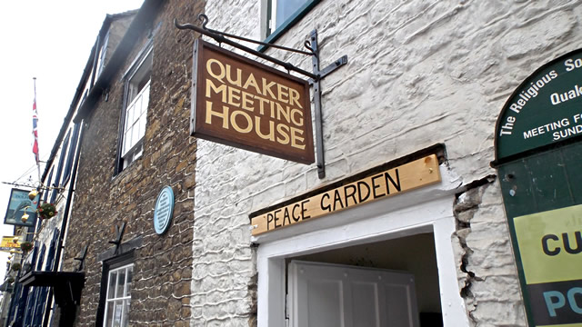 Entrance to the Quaker Meeting House on Wincanton High Street