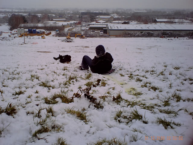 Sledging with a view - by Nick Hamblin