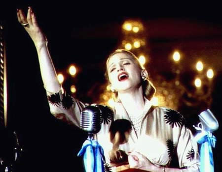 Madonna, in Evita