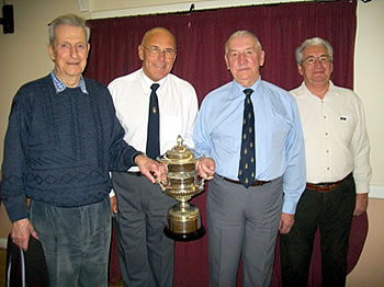 Wincanton British Legion branch receiving Colin McKenzie Cup