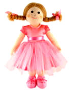 Rag Doll Ballerina, from Apple Tree Toys