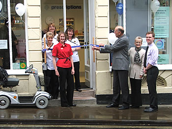 Boots opening ceremony, cutting the ribbon