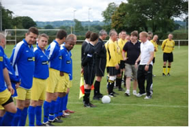 Charity football game line-up