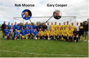 Team photo with Rob Moorse and Gary Cooper highlighted