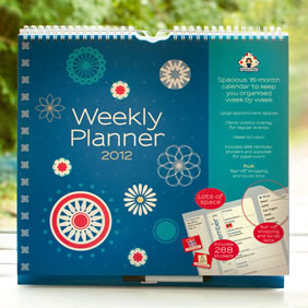 The 2012 Weekly Planner from Boxhouse Publishing