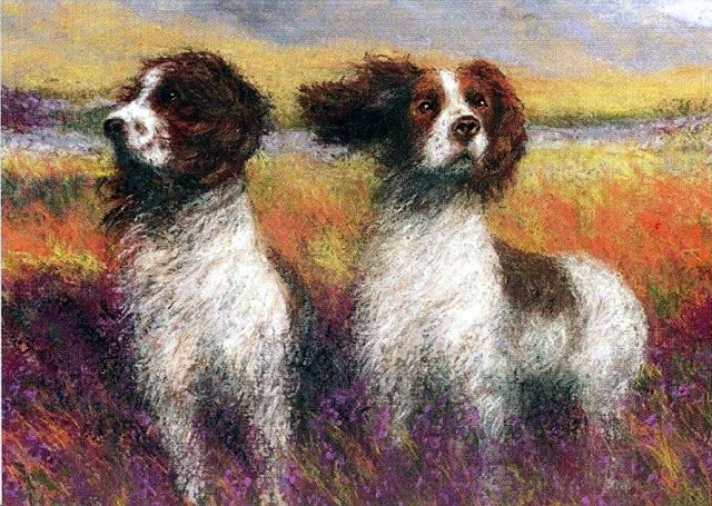 Painting of dogs