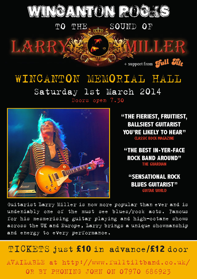 Larry Miller in Wincanton poster