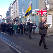 Wincanton's Armistice Day parade 2018 <small style='color: blue;'>VIDEO</small>